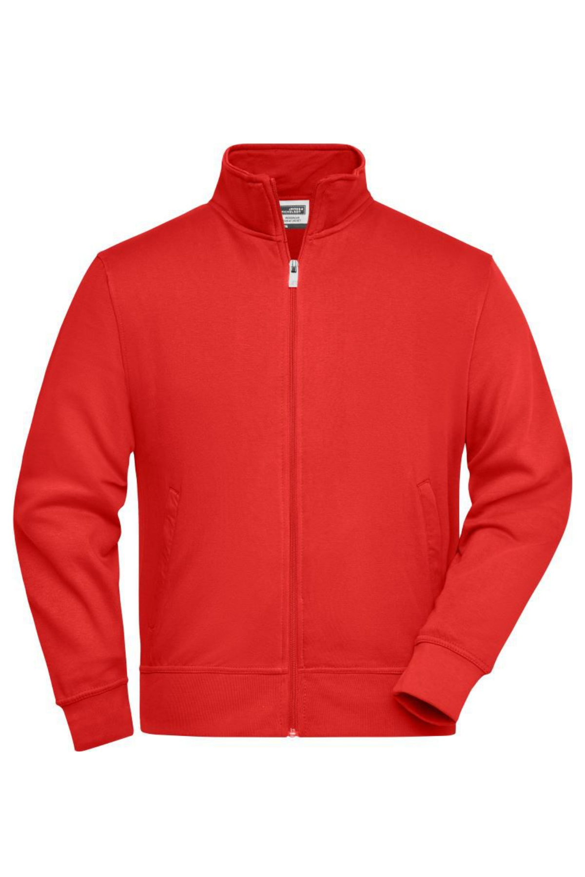 Sweat Jacket with Stand-Up Collar