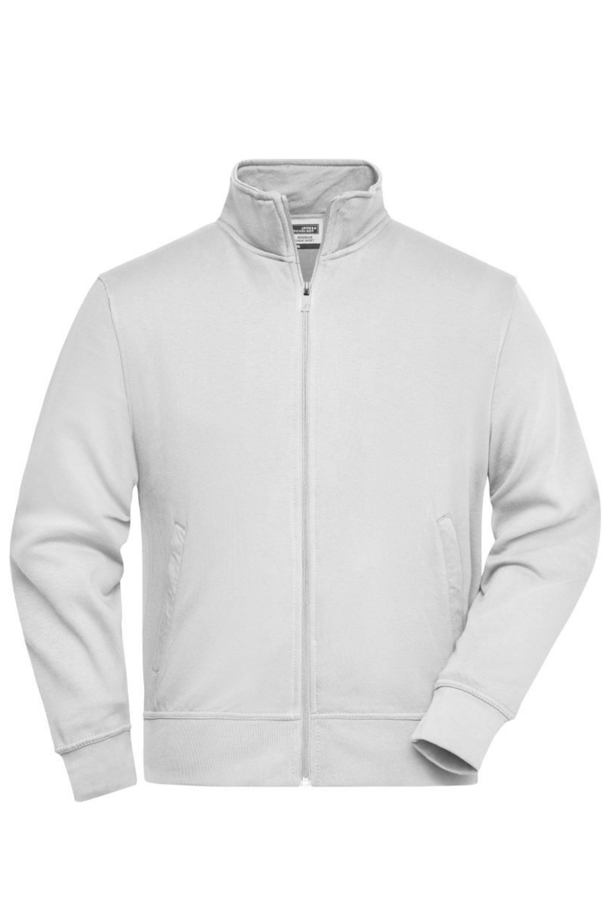Sweat Jacket with Stand-Up Collar