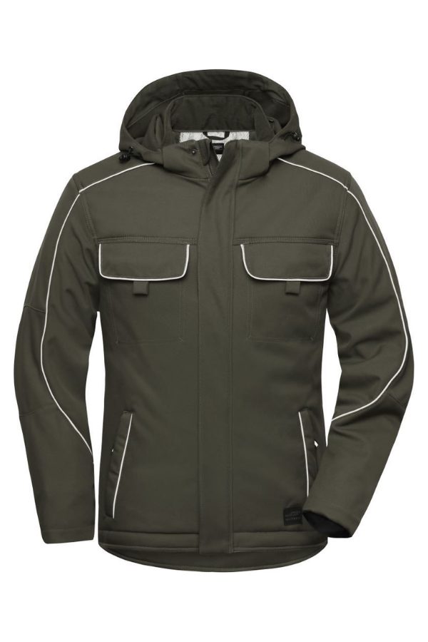 Workwear Softshell Padded Jacket - Solid