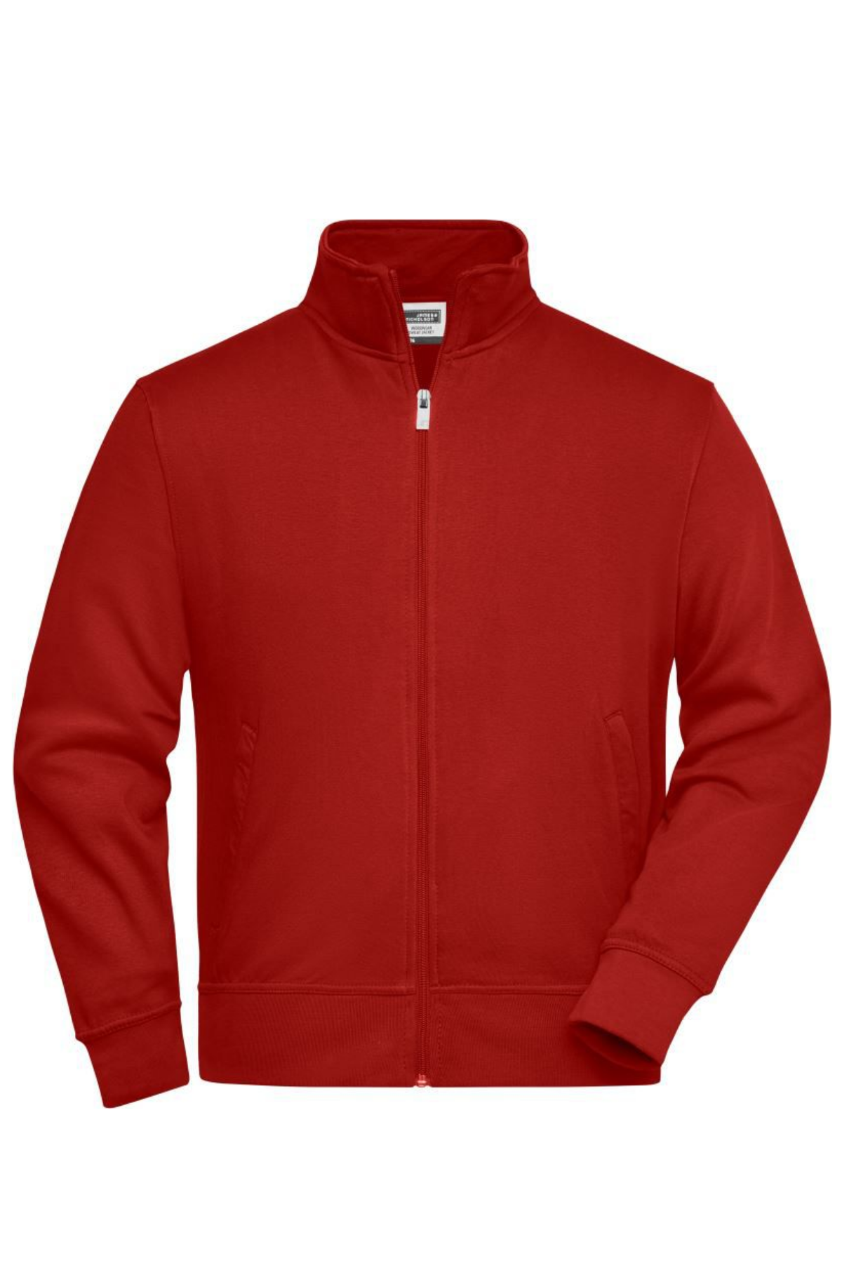 Sweat Jacket with Stand-Up Collar