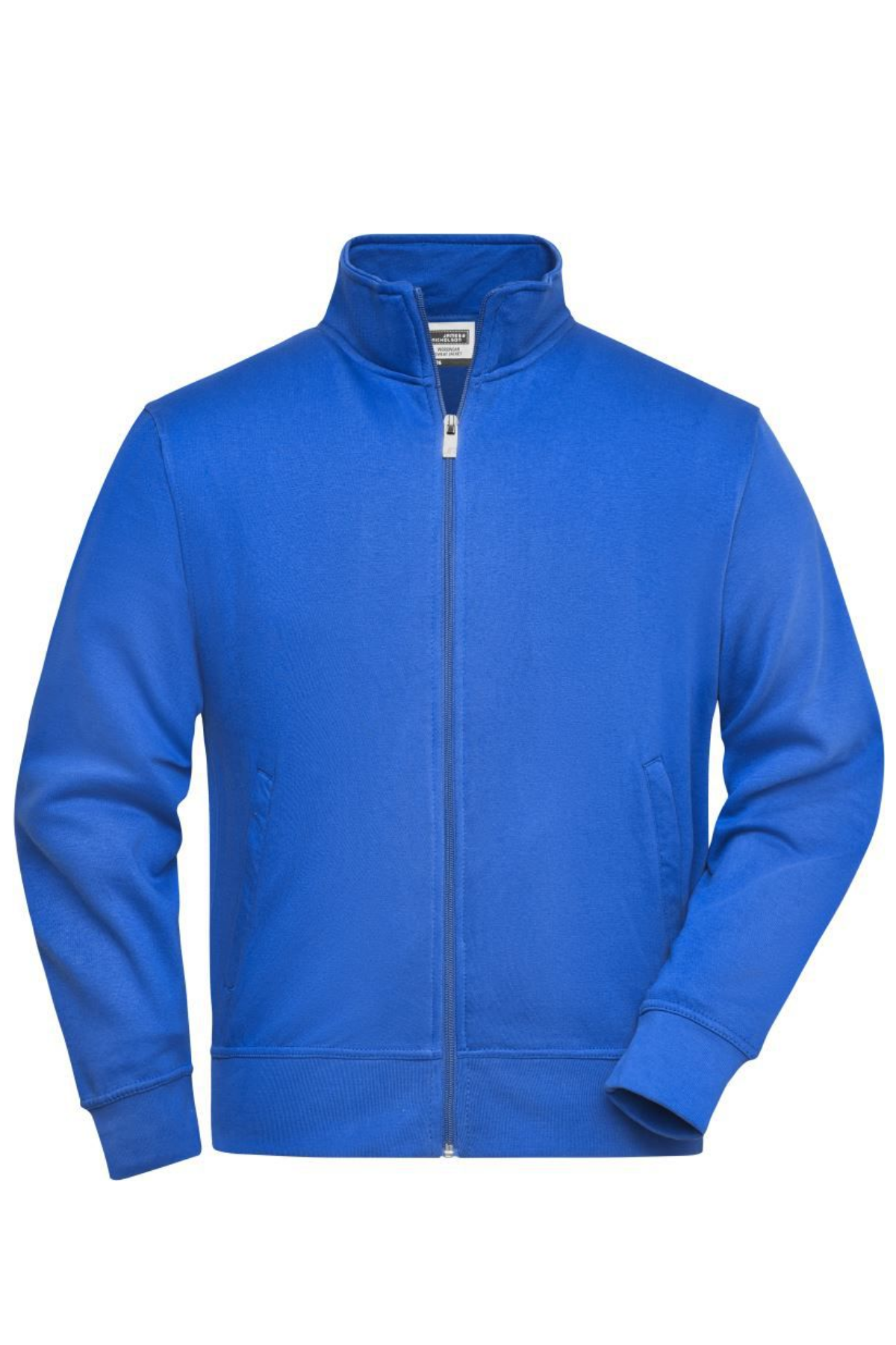 Sweat Jacket with Stand-Up Collar
