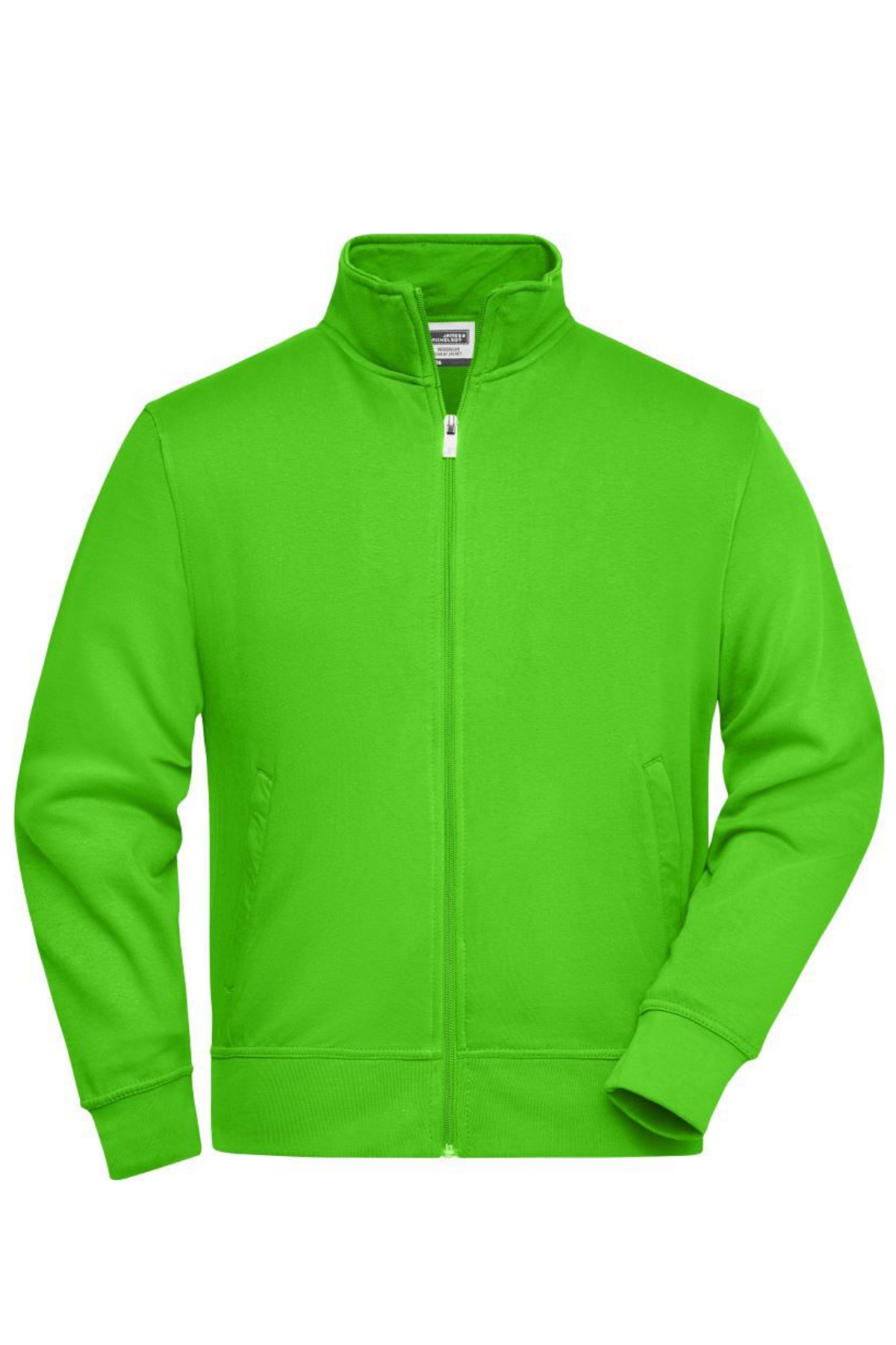 Sweat Jacket with Stand-Up Collar