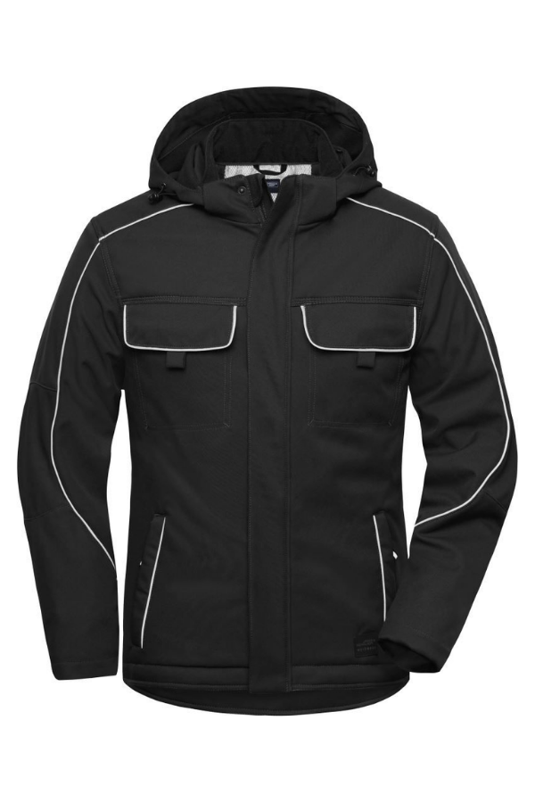 Workwear Softshell Padded Jacket - Solid