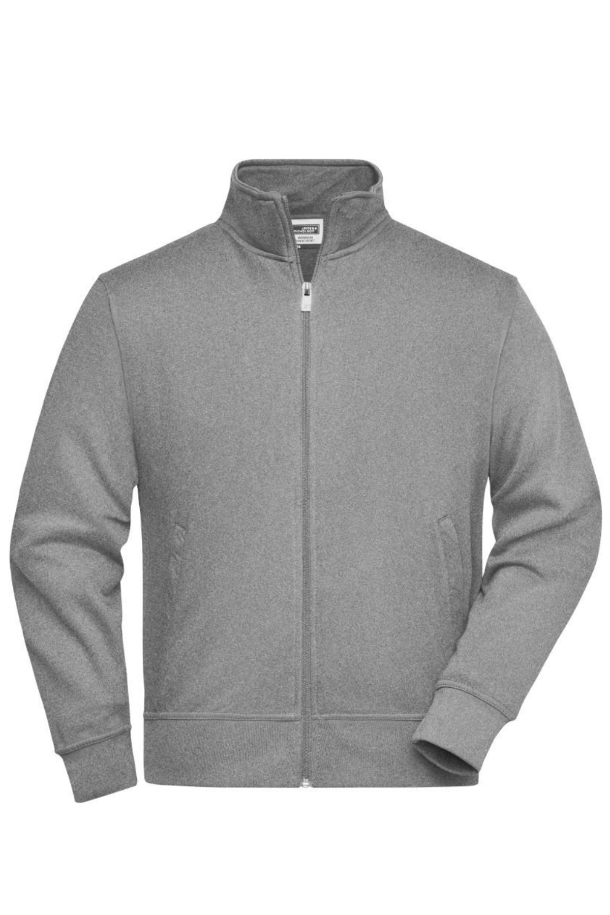 Sweat Jacket with Stand-Up Collar