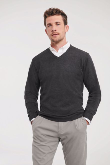 V-Neck Knitted Pullover