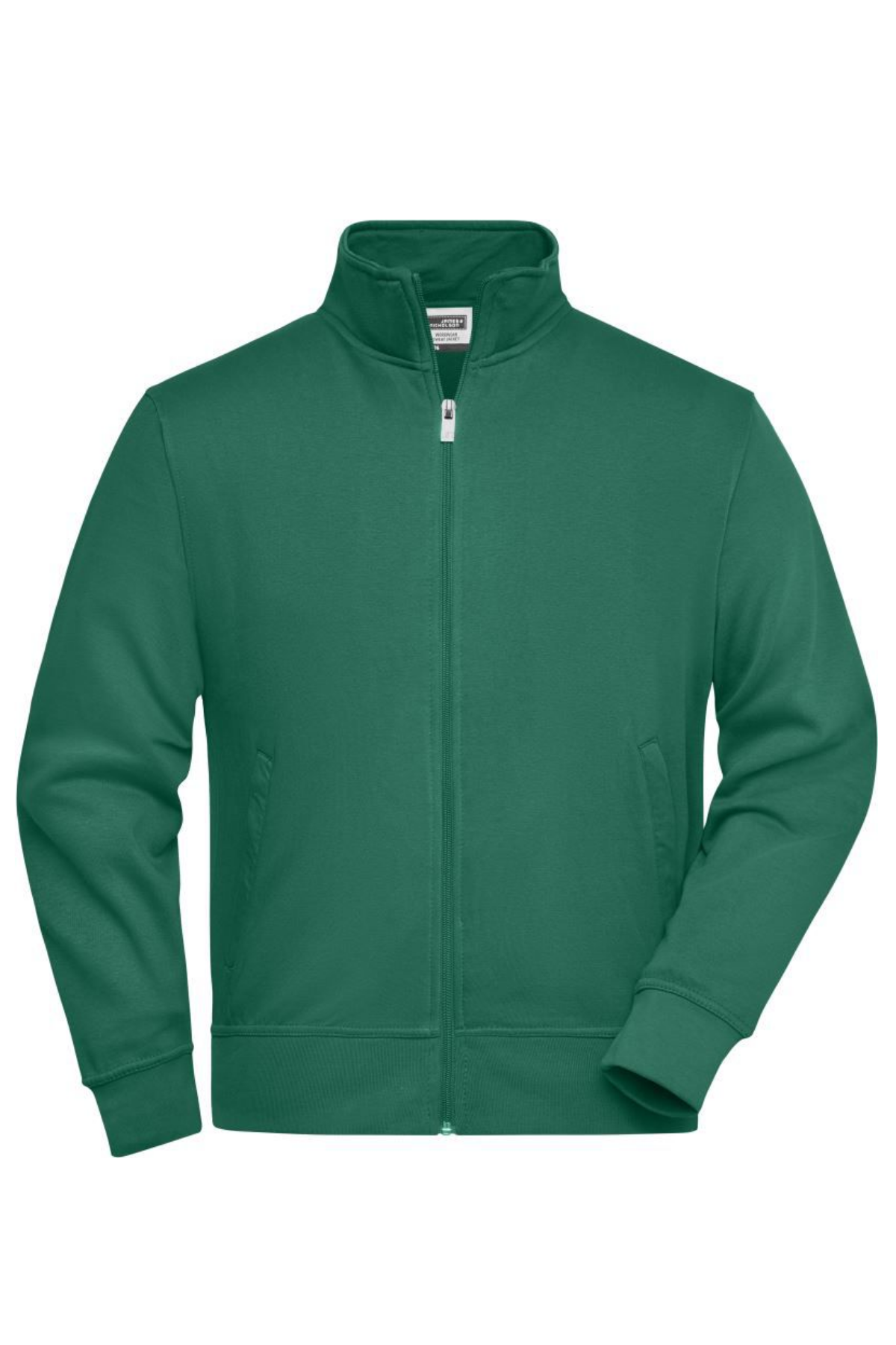 Sweat Jacket with Stand-Up Collar